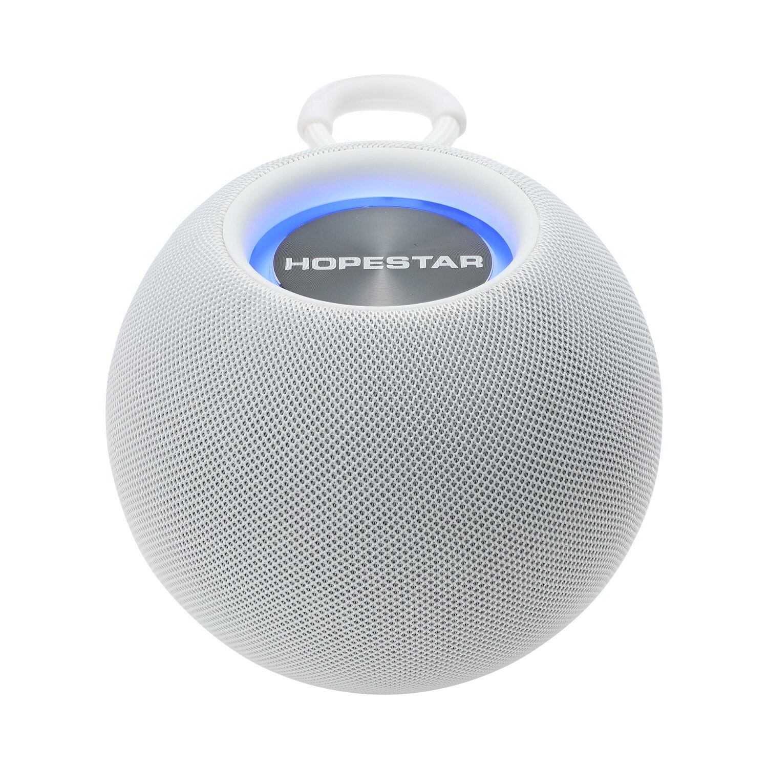 Housestar H52 Bluetooth Speaker Waterdicht, Outdoor Zullen Hand In Hand Om Lift Zware Subwoofer Met Kleur Licht Draadloze Audio: White