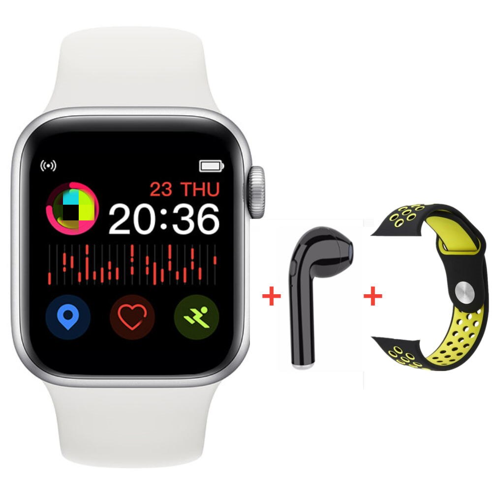 Smartwatch X6 - 1.54" Full Touch - Bluetooth Calls - Music Control - Health Tracker - For Android & iOS: Silver 2