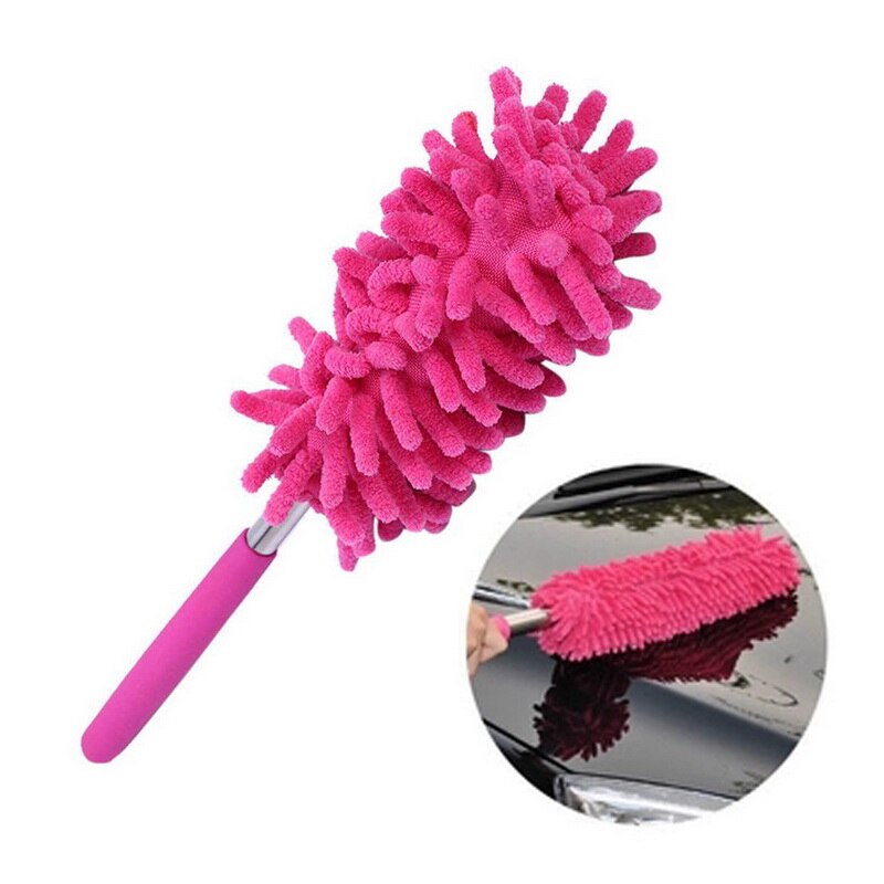 Soft Microfiber Duster Dust Cleaner Adjustable Stretch Extend Microfiber Feather Duster Furniture Dust Brush Household Cleaning: G209467A
