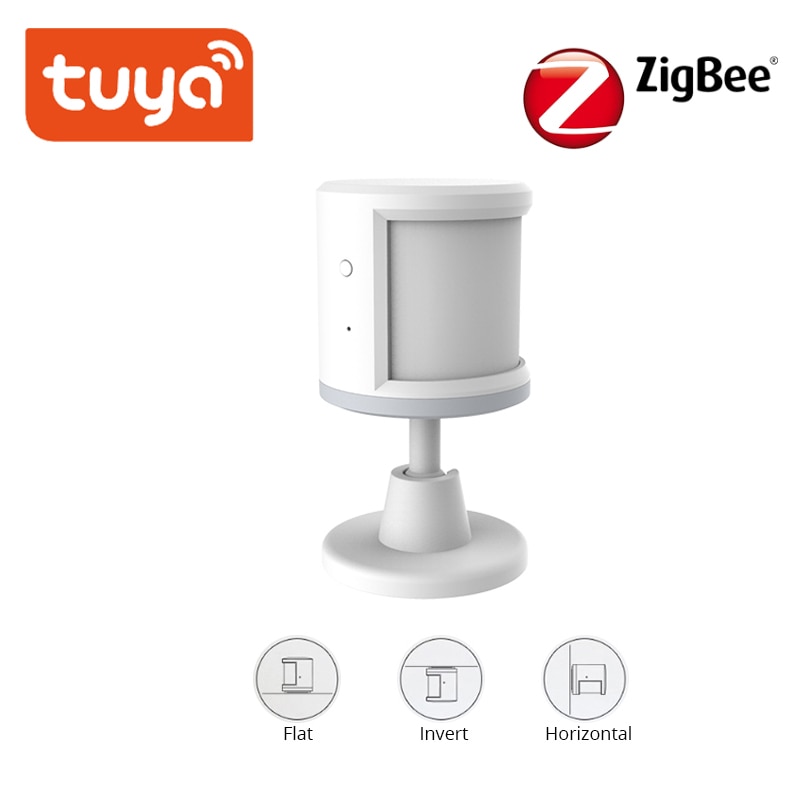 Tuya ZigBee PIR Sensor Smart Wireless WiFi PIR Motion Sensor Battery Powered Detector Home Alarm System Work With IFTTT