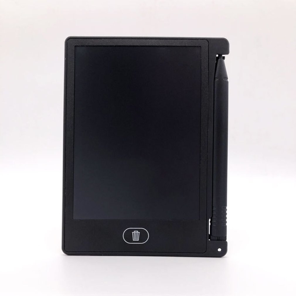 Mini magnetisk tavle tavle 4.4 tommer elektronisk tavle til børn lcd skrive notesbog flipover tegning flipover tablet: Blå