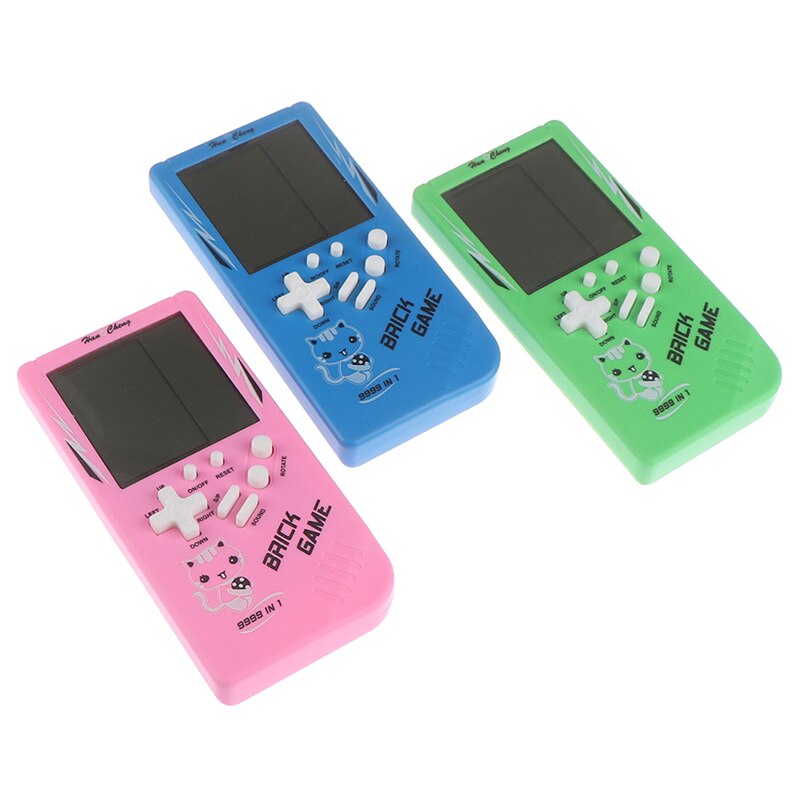 Duży ekran klasyczna kieszonkowa gra Tetris cegła gra gry dla dzieci maszyna 26 gier