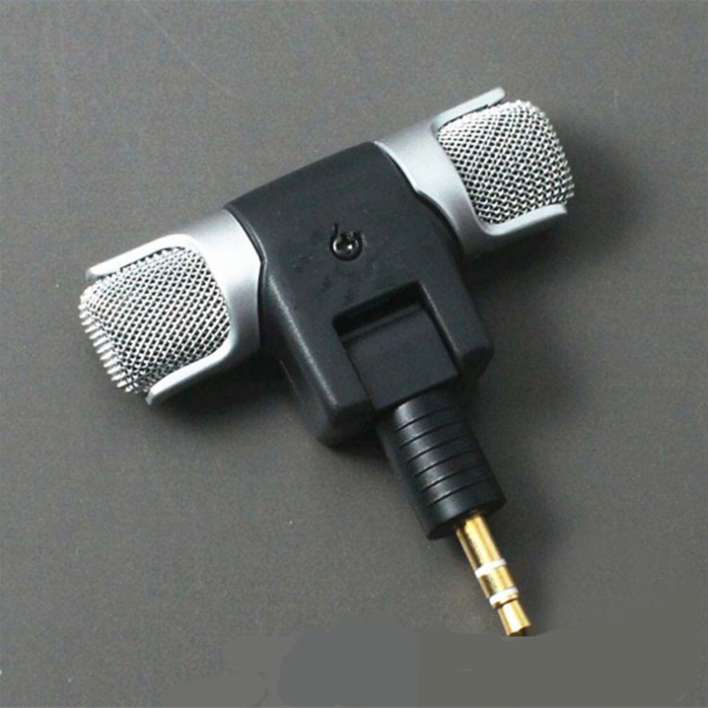 Mini Jack Microphone Stereo Mic For Recording Mobile Phone Studio Interview Microphone For iPhone Android smartphone laptops PC