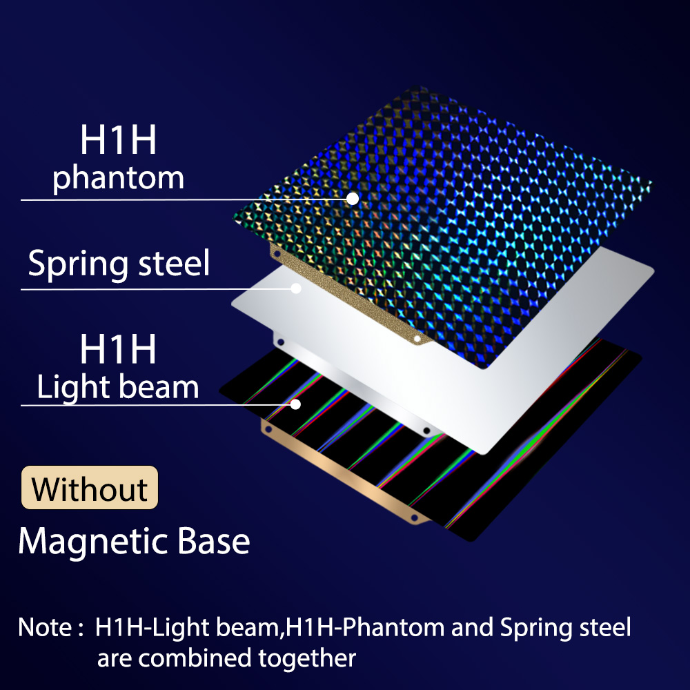 Foglio PEI 235 180 241 257 310 Piastra di costruzione magnetica animale domestico PEI a doppia faccia Lamiera di acciaio per molle Ender 3 Piastra PEI per letto di aggiornamento 310x310: 1.6mm / Argento