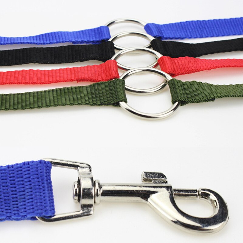 Kleur dubbele hondenriem voor twee huisdieren, hondenriem voor honden en katten, nylon riem voor katten, klein, medium, touw hondenriem voor hardlopen en wandelen