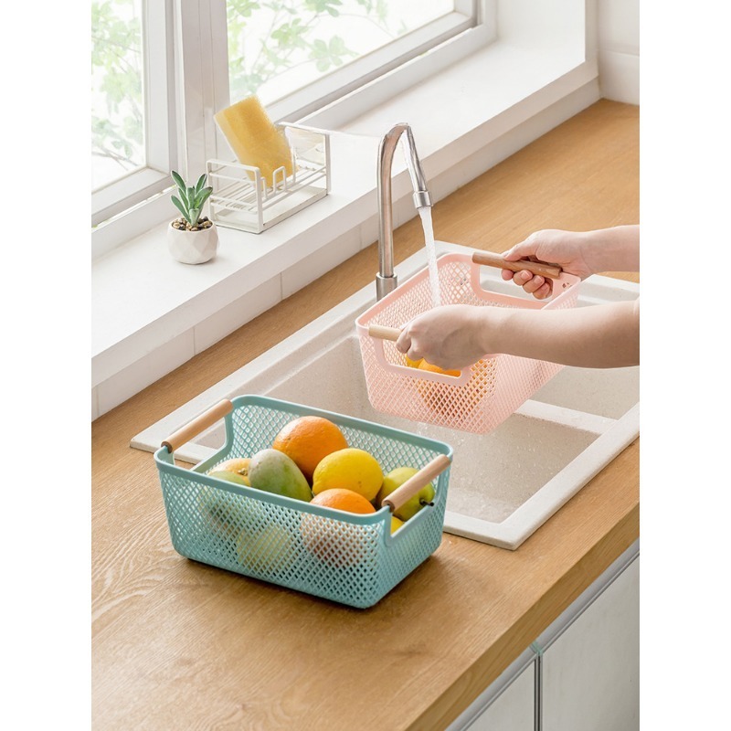 Multifunctionele holle opbergmand Kunststof Diverse opbergmand Badkamer Nachtkastje Keuken Buitenopslag