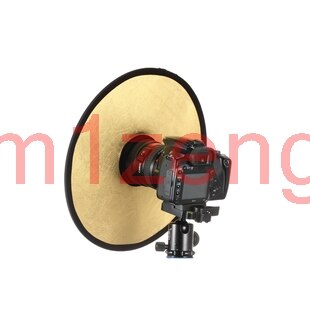30cm 2 in 1 Gold Silber Hohlen Kreis Runde Objektiv-montieren Tragbare Falten Licht-Reflektor für Fotografie foto Studio