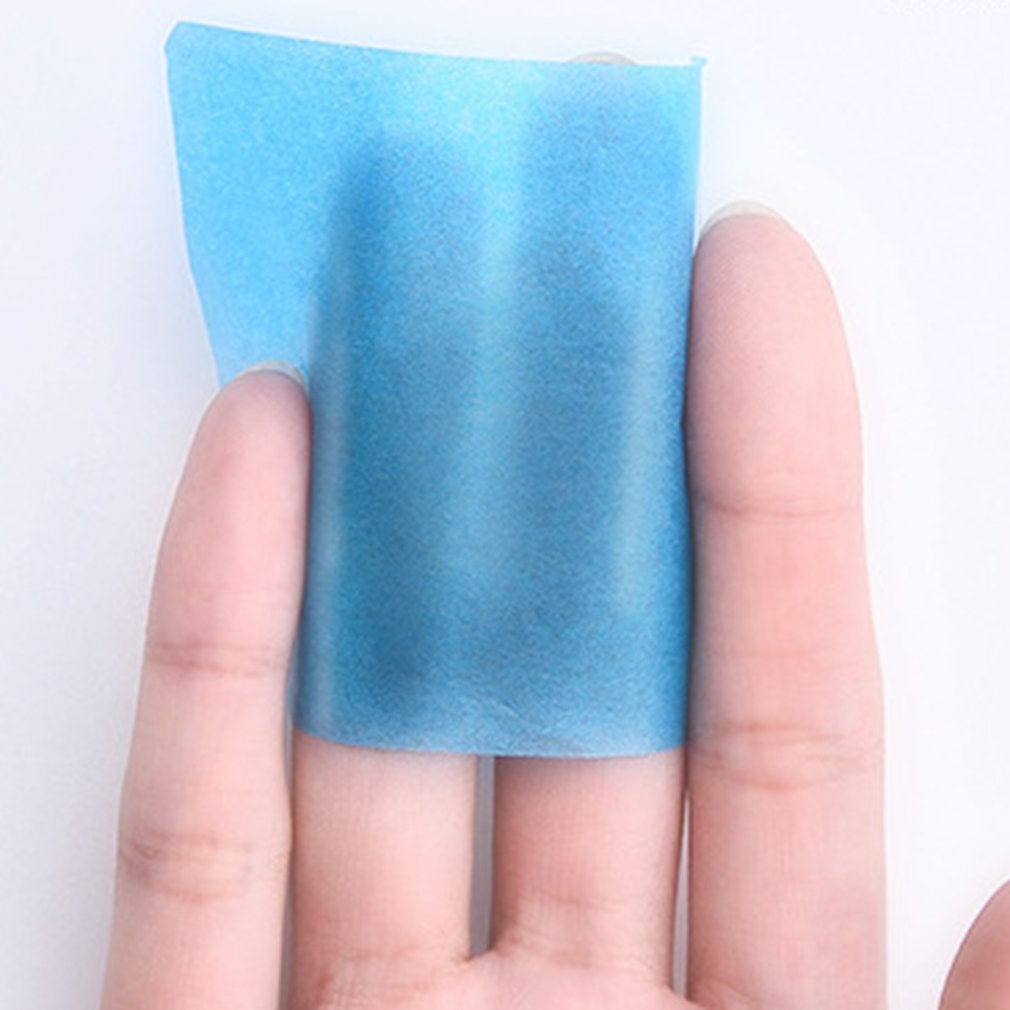 100 Pcs Blue Oil Control Oil Absorbing Paper Film Tissue Makeup Blotting Paper Facial Cleaner Facial Beauty Tools