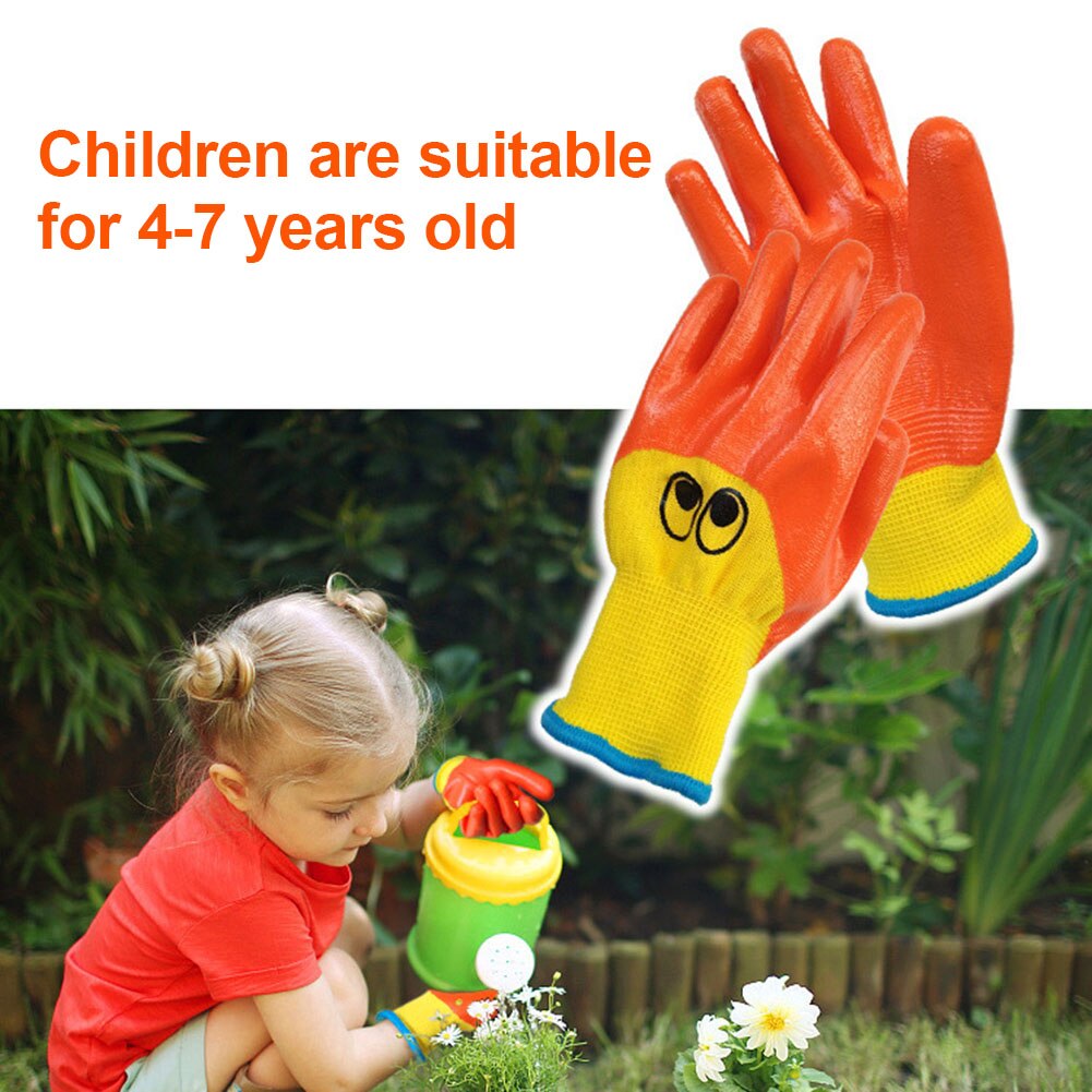 Gants de protection pour enfants, jardin, Anti-morsure, collection de filets de mer