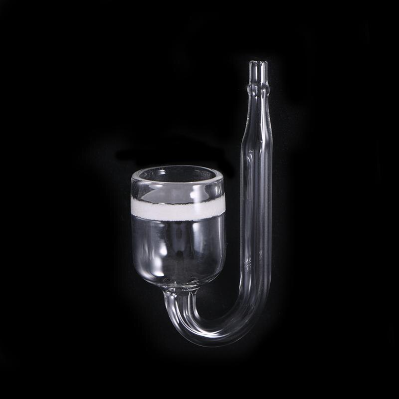Aquarium  co2 diffuser controleer glazen buis met zuignap praktische u-vorm aansluiten voeding  co2 regelaar voor aquarium vistank