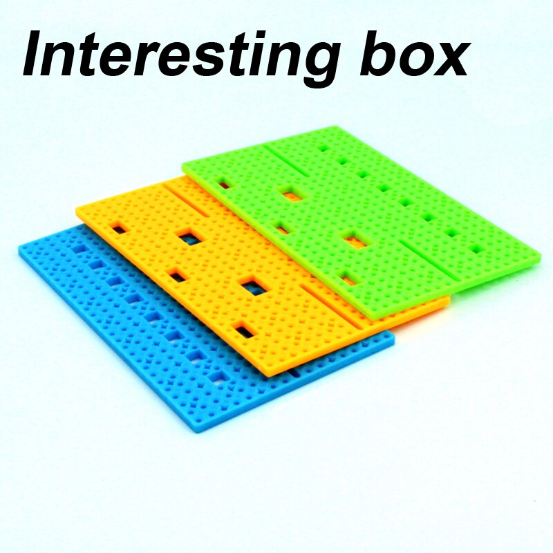 85140 skifte bord plast bord lille produktionsmateriale diy produktionstavle perforeret plast ark model materiale