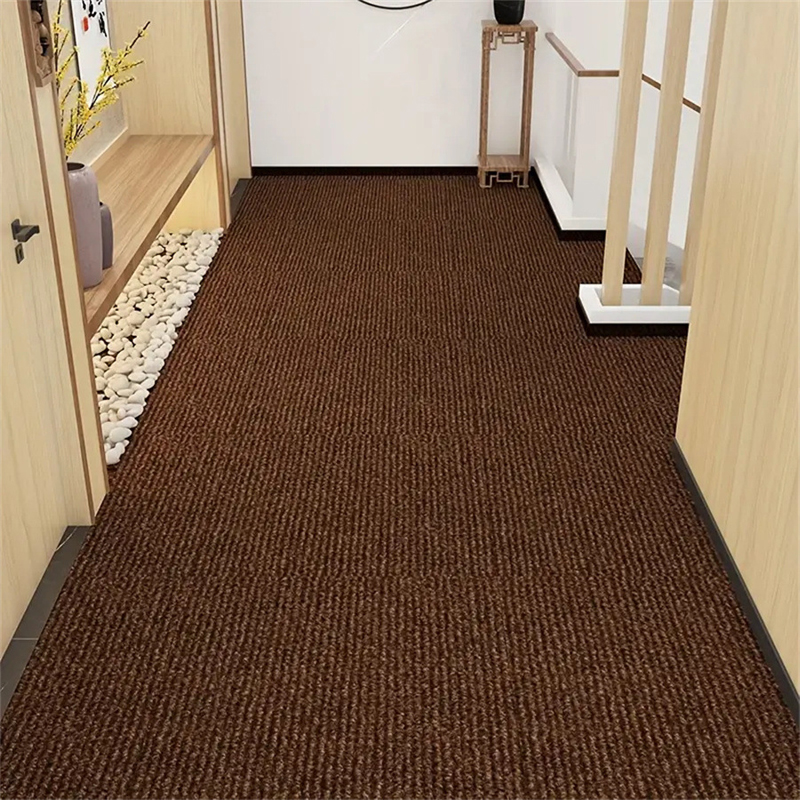 Tapis auto-adhésif antidérapant absorbant, tapis de sol en PVC réutilisable et amovible, autocollant de sol pour bureau, maison, hôtel, escalier, DIY bricolage: 1000 millimètres x 1000 millimètres / Rose