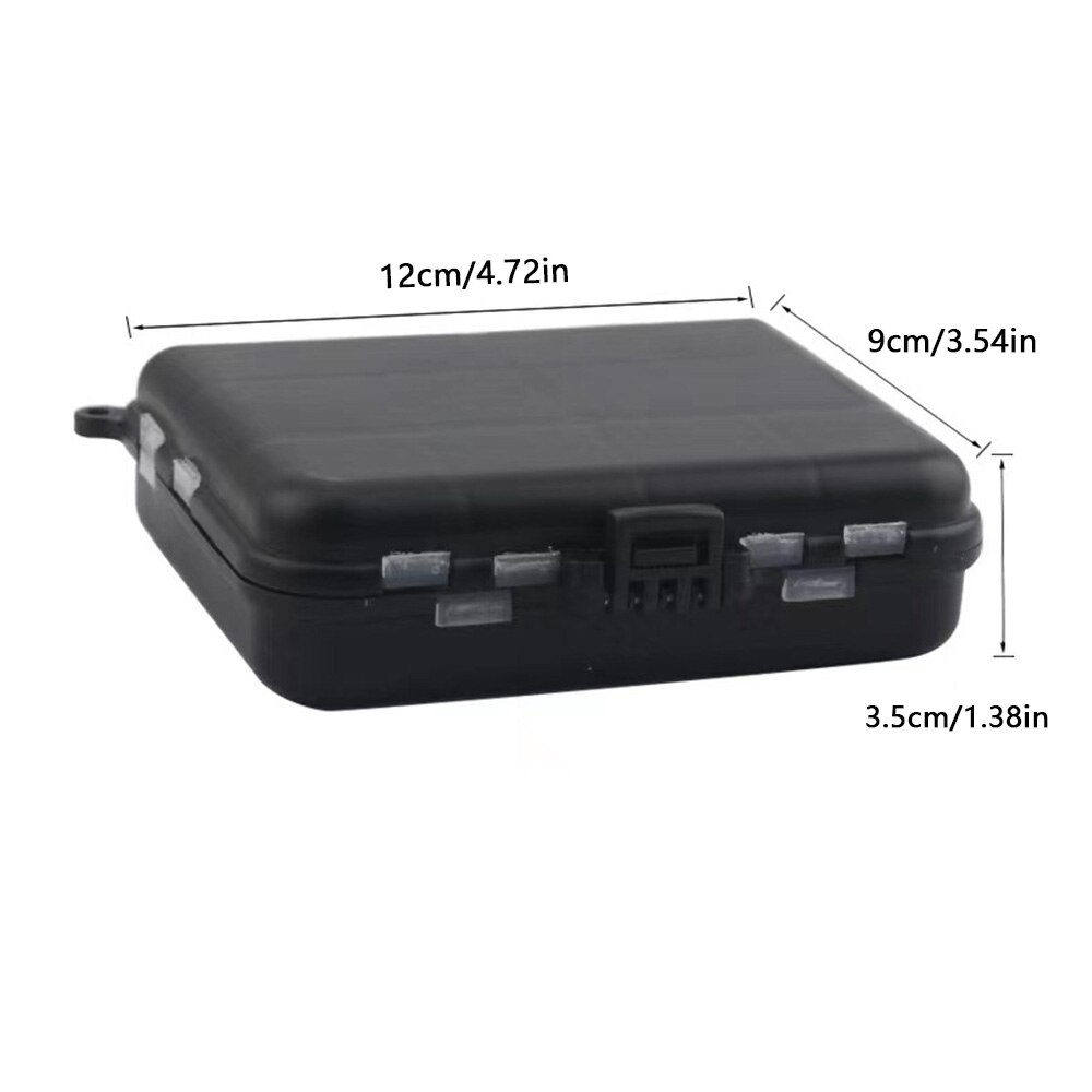 Caixas de armazenamento para isca de pesca, equipamentos de pesca, portátil, dupla face, isca, gancho organizador, mini utilitários iscas