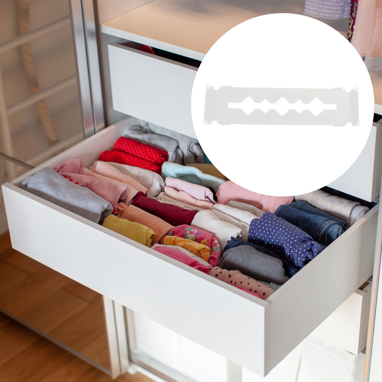 Drawer Divider Sorting Board Drawer Organization Drawer Organizer Home Partition for Home Living Room: White