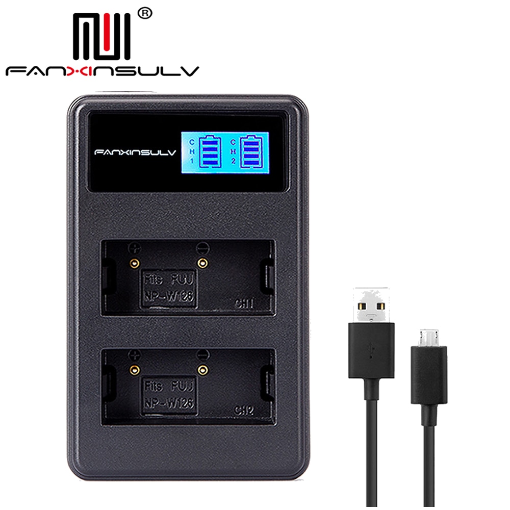 NP-W126S NP-W126 LCD USB Charger voor Fujifil Fuji NP-W126S NP W126 Batterij X-T3 XA5 XT20 XT2 XT1 XT100 XH1 XT10 XE3 X100F X-PRO2