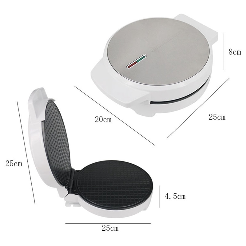 Electric Crispy Egg Roll Maker Omelet Crepe Baking Pan Waffle Pancake Oven DIY Ice Cream Cone Machine UK Plug