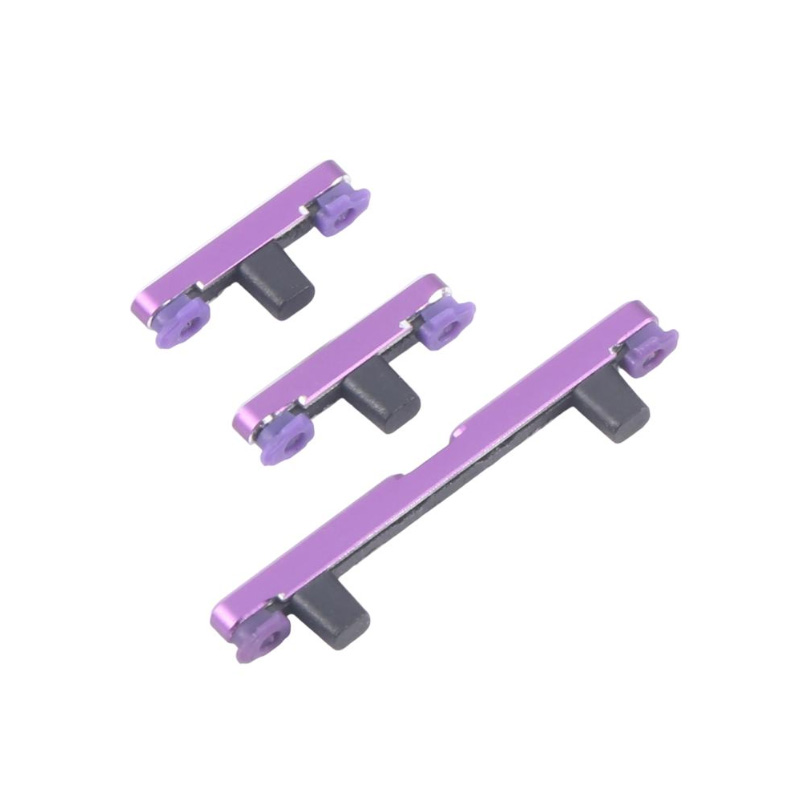 1 conjunto de botões laterais de ligar/desligar e volume para motorola moto edge 60 pro  xt2507-5 peça de reposição): Vermelho / rosa