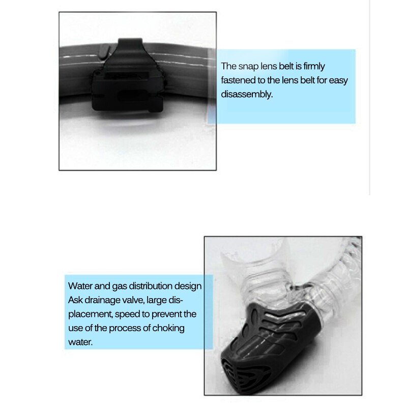 Diving Mask Underwater Scuba Anti Fog Mask Set Diving Full Face Respiratory Masks Safe And Waterproof Swimming Equipment