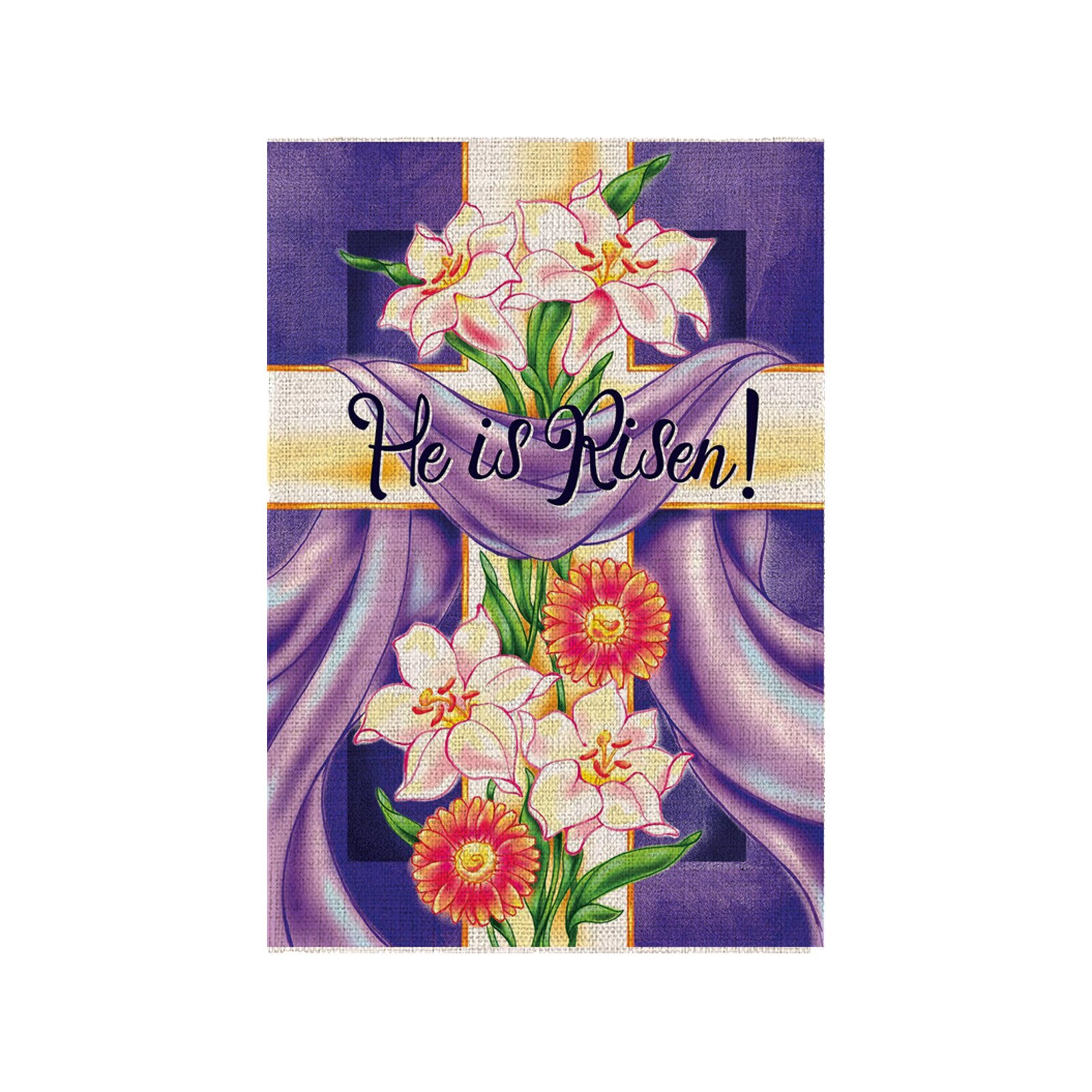 Banderole de pâques pour décoration de jardin, accessoire de décoration pour les fêtes de pâques, pour la maison, en plein air, # K: D