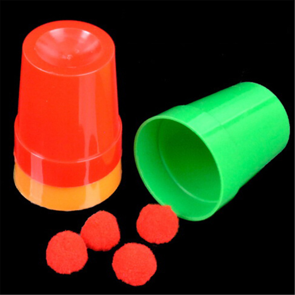 Magic Cups En Ballen Professionele Goochelaar Truc Close Up Goocheltrucs Illusie Mentalisme Truco De Magie Kids Speelgoed