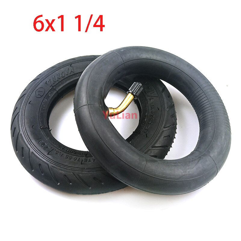 6 inches wheel tyre 6X1 1/4 Pneumatic inner outer tire suitable for folding bicycle mini surfing electric scooters