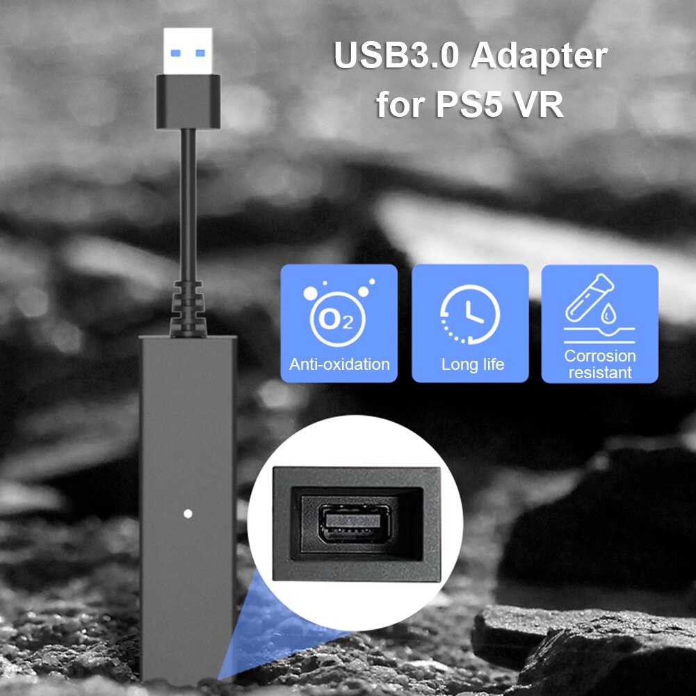 Voor PS5 Vr Kabel Adapter USB3.0 Game Console Mini Camera Connector Fun Play Onderdelen Converter Accessoires Voor PS5 Vr Video