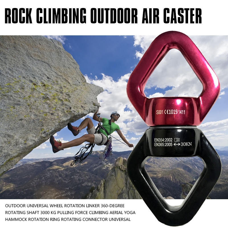 Universal-radrotationsverbinder für den außenbereich, 360- grad drehbare welle , 3000 kg zugkräfte, klettern, aerial yoga, hängemattenrotation