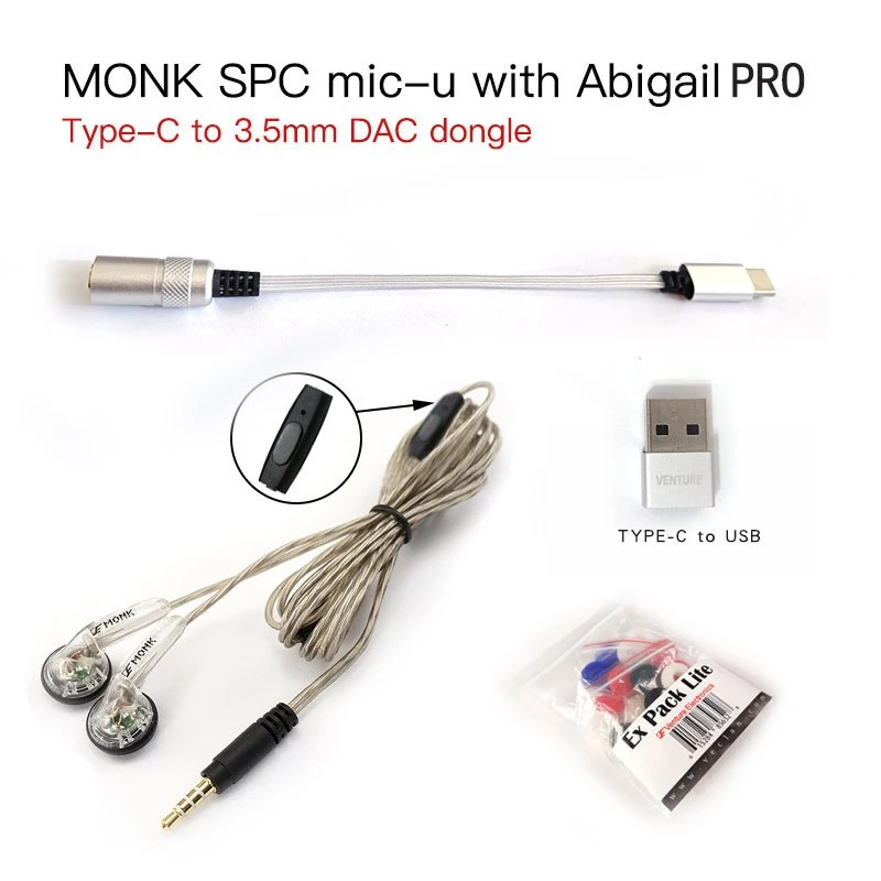 Venture Electronics VE Monk Plus SPC 3.5SE/2.5TRRS/4.4TRRRS Earbuds Hifi Earphones for pc & mobile phone: Yellow