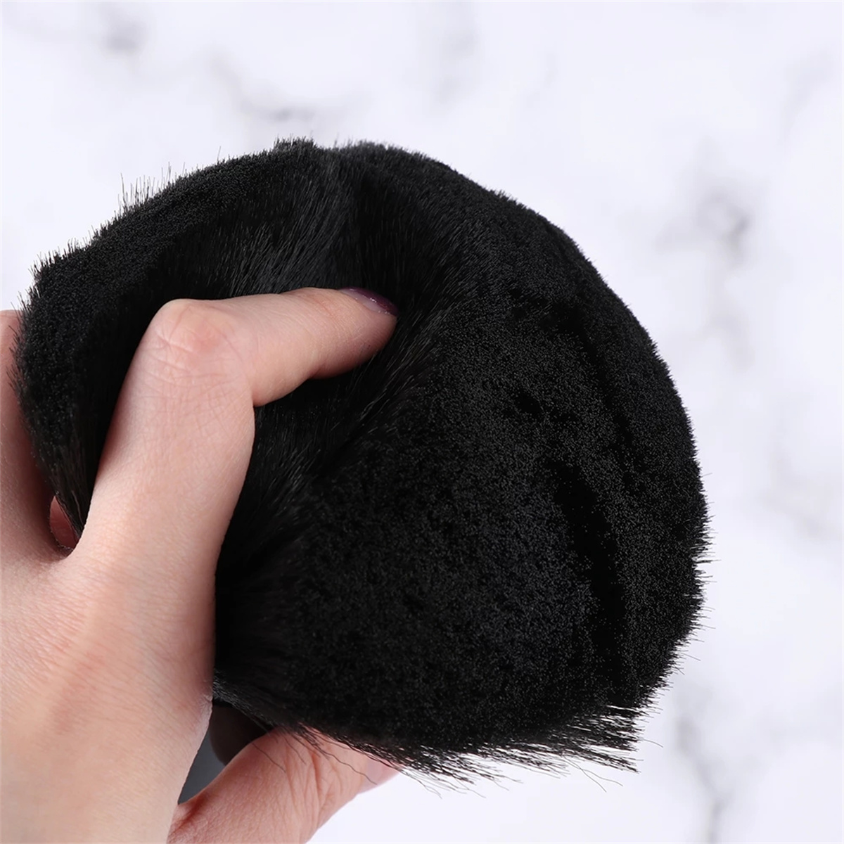 Zwarte Kappers Vegen Hals Haar Reiniging Stofdoek Haar Knippen Borstel voor Barbershop Haar Knippen Borstel Gereedschap Kapper Accessoires