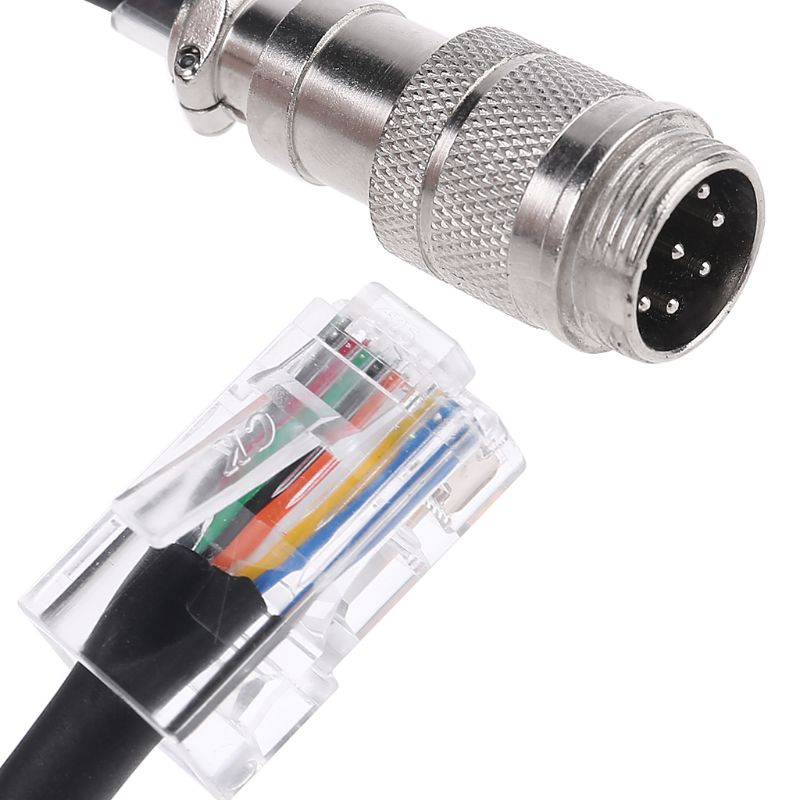 8 Pin Naar RJ-45 Modulaire Plug Mic Kabel Adapter Voor Yaesu Microfoon MD-200 MD-100 M-1 M-100 Ft-450 Ft-900 Ft-991