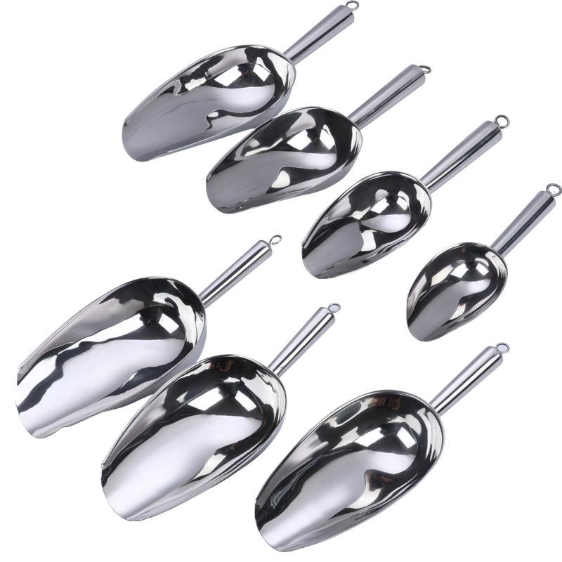 Stainless Steel Ice Scraper Food Candy Bar Scoops Shovel Kitchen Gadgets And Accessories Ice Shovel Ice Flour Utility Scoop