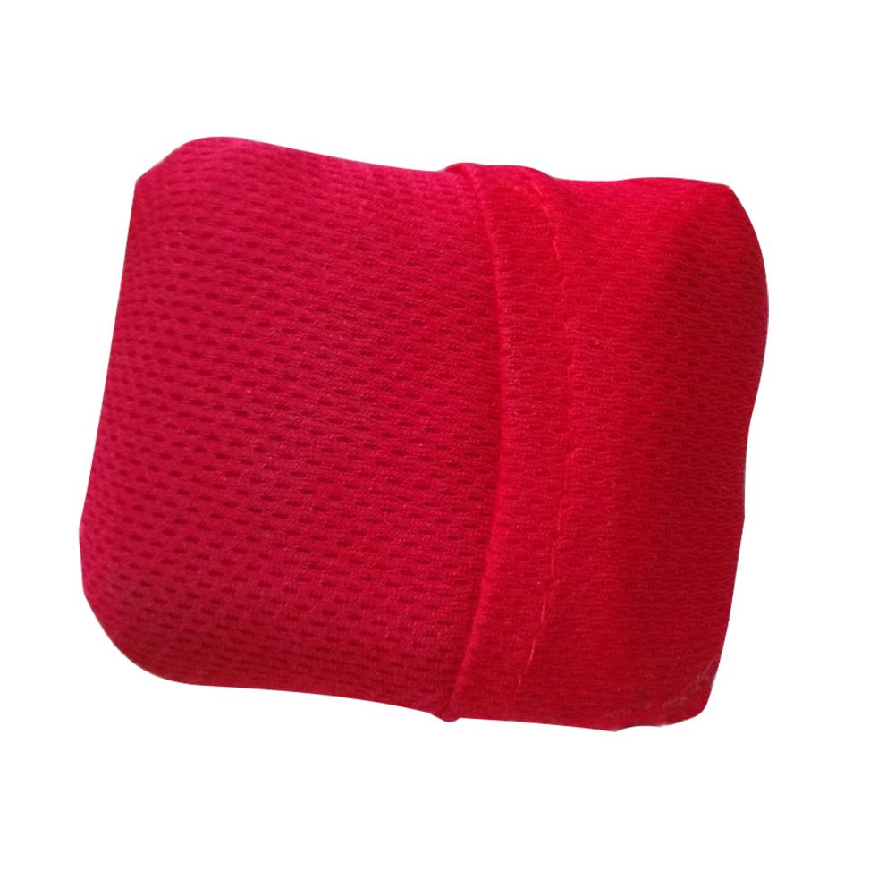 Bärbar utomhuscamping picknickmatta madrass nylonvikbar minificka stranddyna resor liten kudde fuktsäker vattentät: Röd