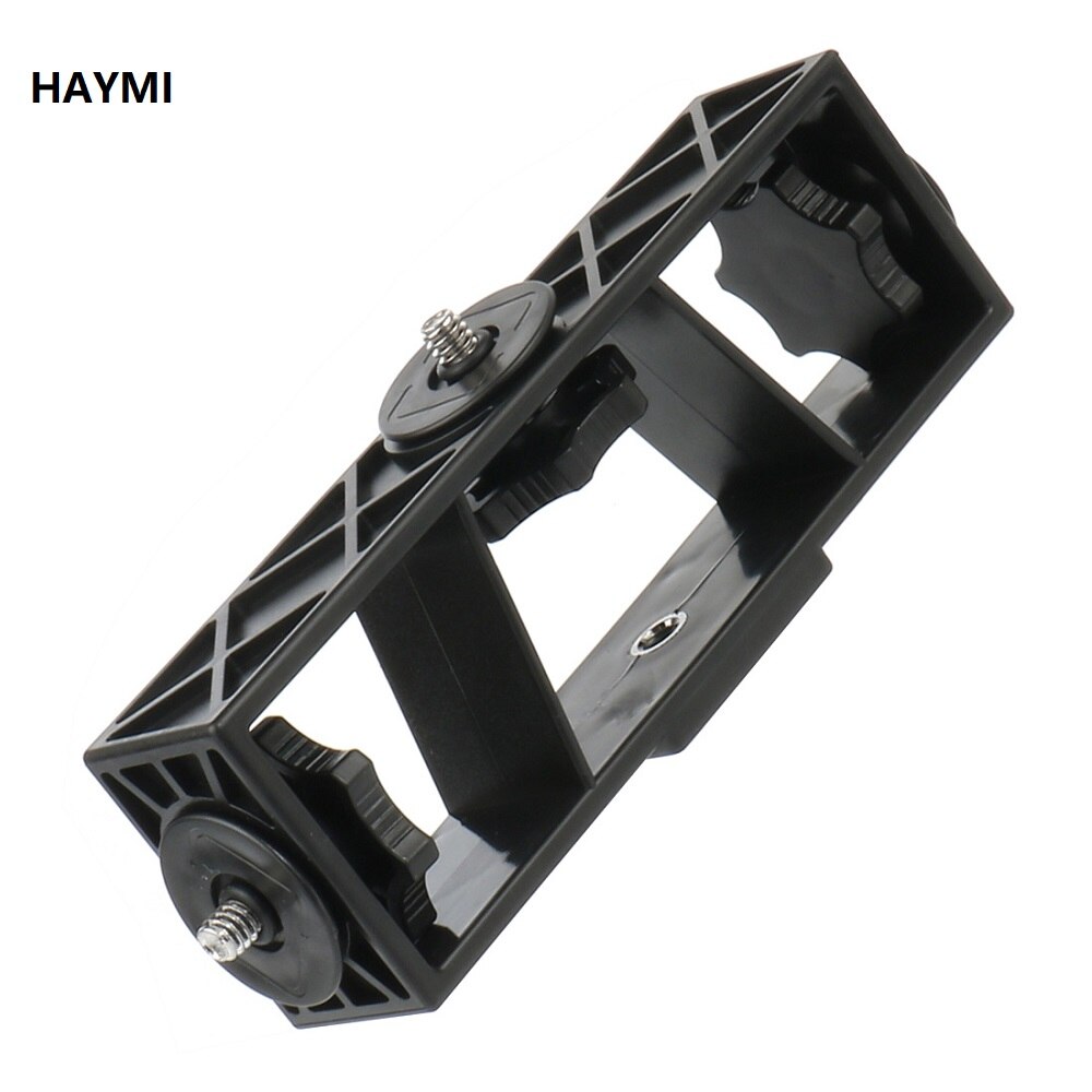 Three Position Multi Camera Stand Clip Bracket Holder 3-Position Mobile Phone Tripod 1/4 Connector Mount Video Live Broadcast