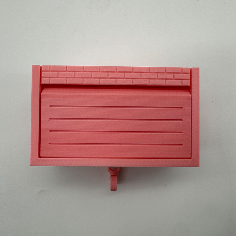 Fun Toy Key Storage Box Room Wall Decoration Garage Key Storage Rack With Door Opening Garage Key Hook Keychain: Dark Khaki