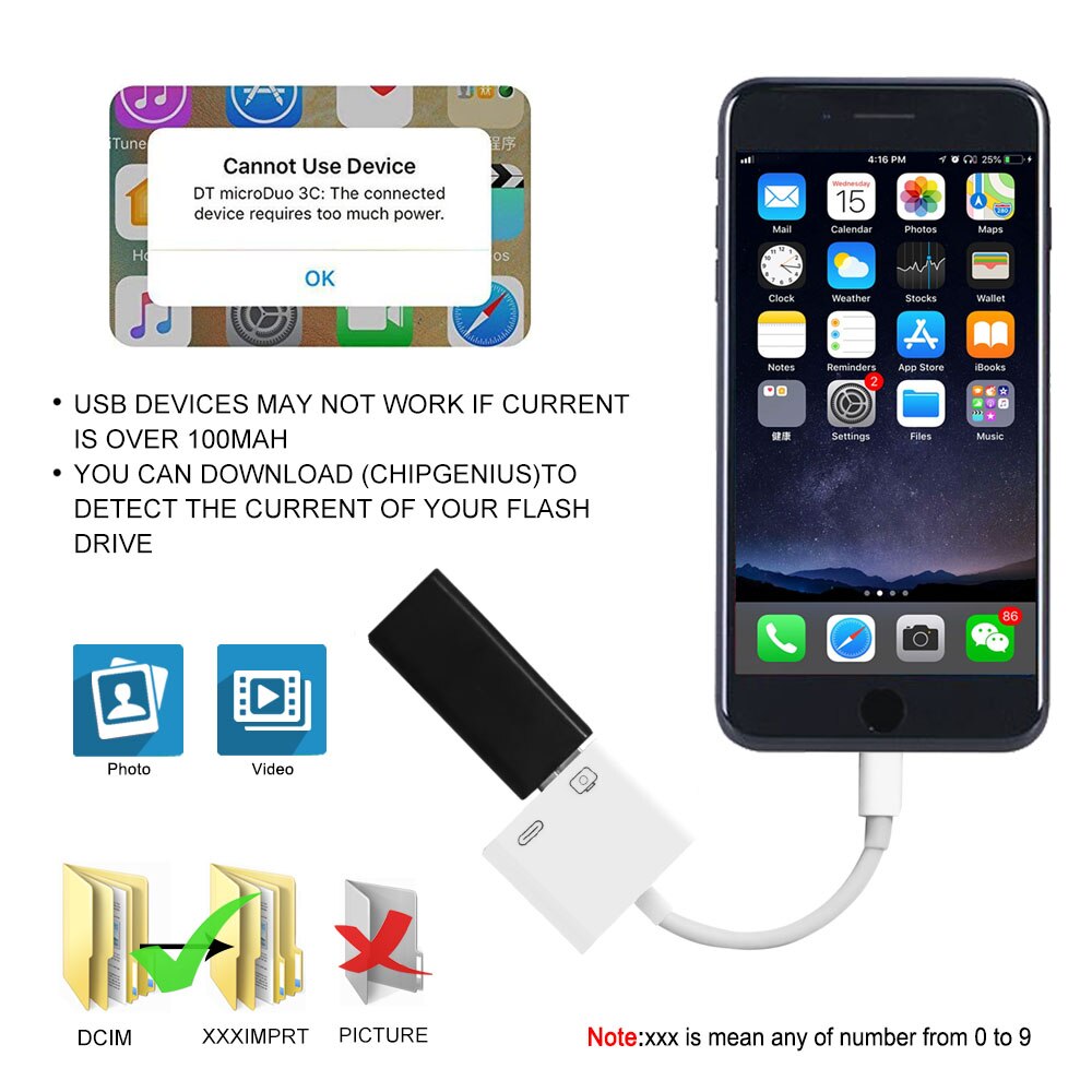 2 In 1 Otg Adapter Voor Lightning Naar Usb 3 Camera Adapter Otg Kabel Data Converter Voor Iphone Ipad Ipod toetsenbord Ios 13 Connector