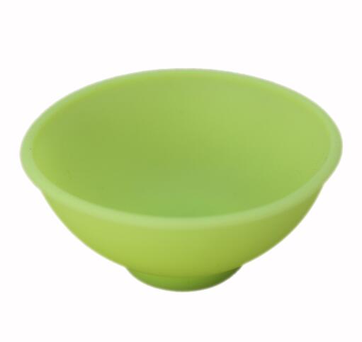 Silicone Mini Bowl Silicone Bowl Baby Solid Food Bowl Kitchen Seasoning Bowl Mask Dishes Children's Products: Green