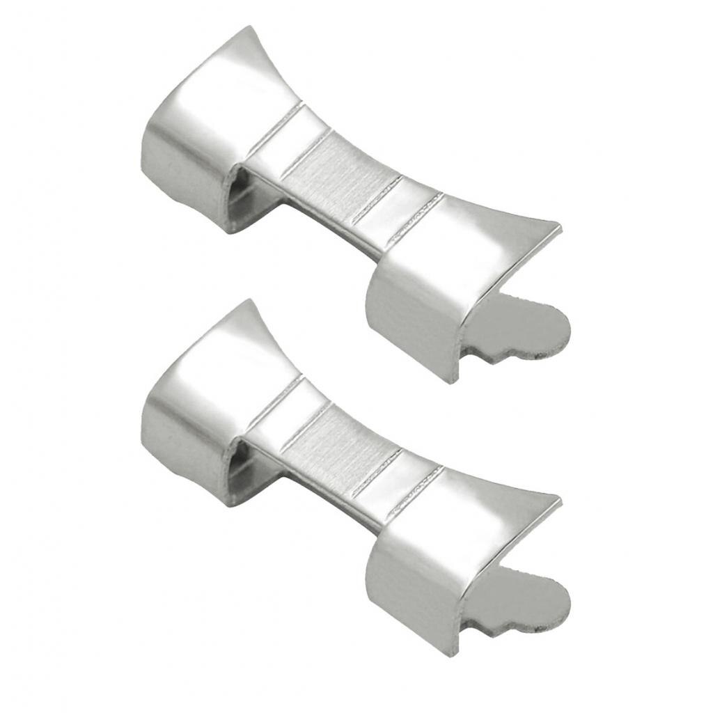 2 stück Premium Edelstahl Uhr Strap Link-Curved End Reparatur 19mm/20mm/21mm/22mm/23mm/24mm: 22mm