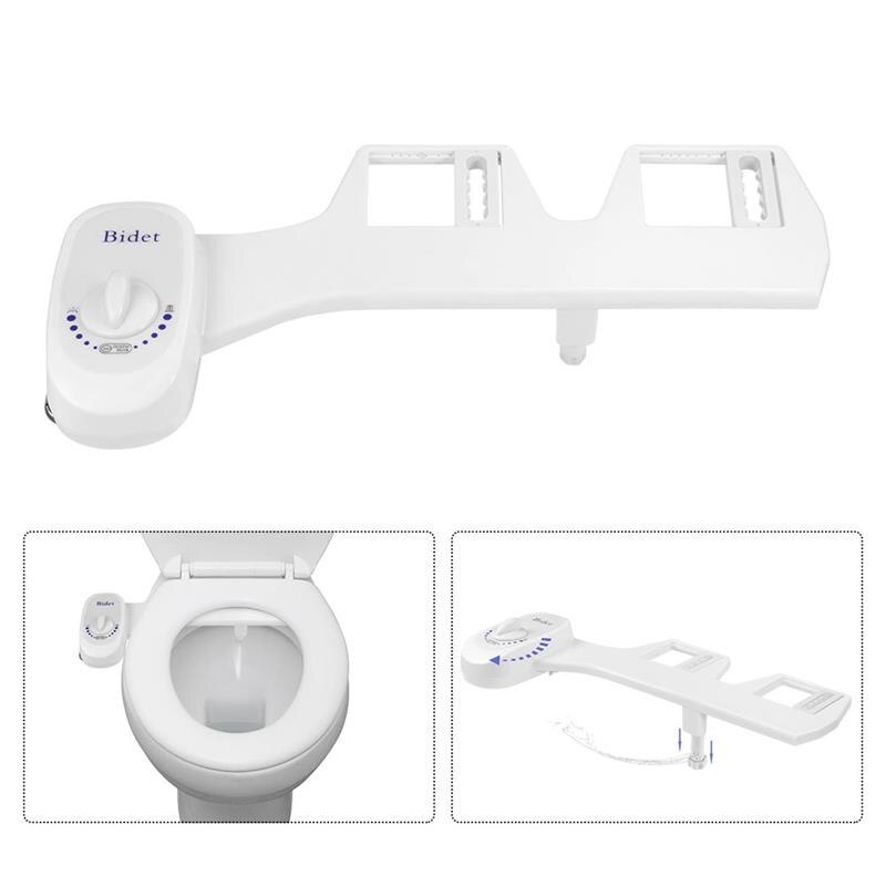Non-Electric Bidet Toilet Seat Bidet Attachment Self-Cleaning Nozzle-Fresh Water Bidet Sprayer Mechanical Muslim Shattaf Washing