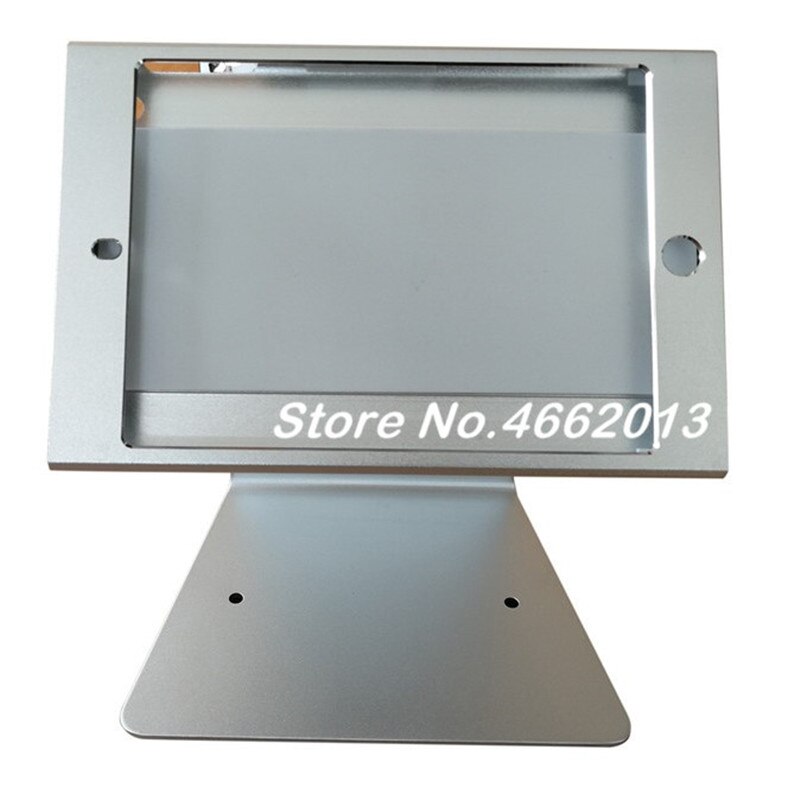 for mini ipad desktop kiosk POS stand with secure lock reversible specialized frame display support on desk/ table / countertop