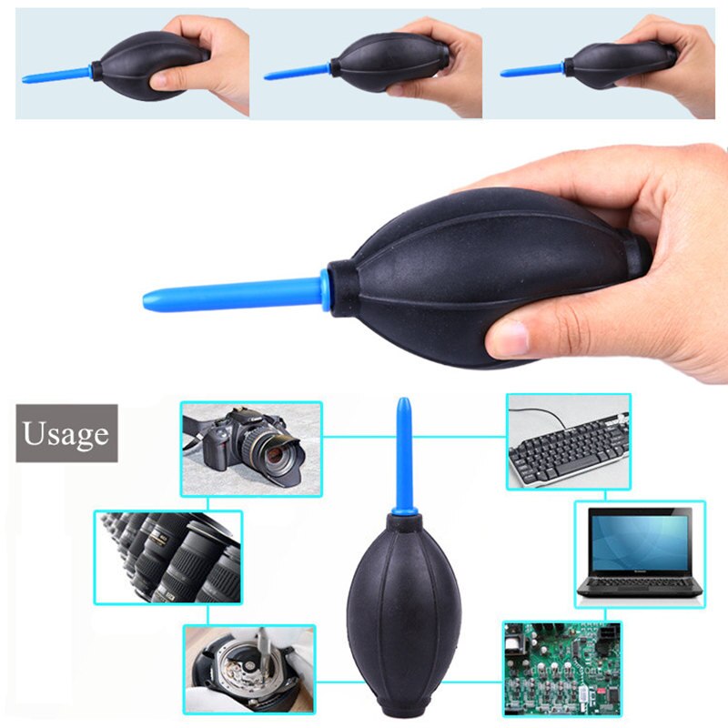 Atacado 1 conjunto de lente escova mais limpa poeira caneta câmera ventilador ar duster microfibra pano limpo dslr kits limpeza acessórios