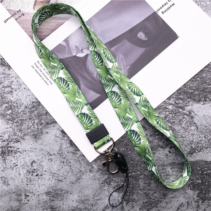 10Pcs/lot Phone Strap Lanyards for Key flower color Neck Strap For Lanyards Strap For Card Badge Gym Key Chain Lanyard Key