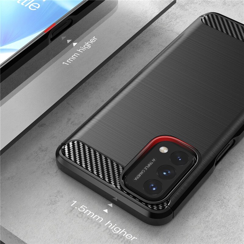 Schokbestendig Bumper Voor Oppo A93 5G Case Oppo A54 A74 A93 5G Cover Soft Tpu Anti-Fall beschermende Telefoon Cover Voor Oppo A93 5G