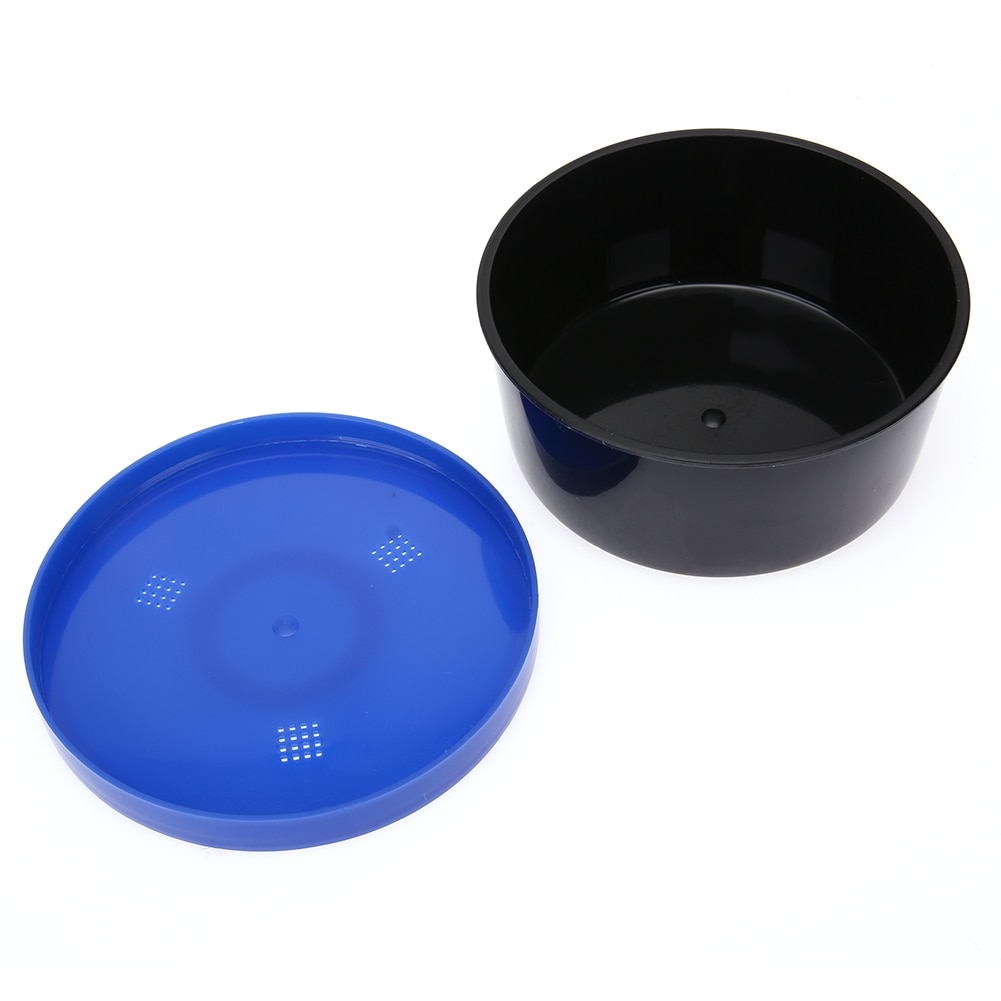 Round PP Earthworm Box Live Bait Box with Breather Holes Plastic Fishing Tackle