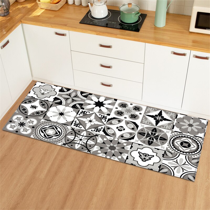 Alfombra antifatiga para el suelo de la cocina, felpudo lavable para pasillo, puerta de entrada, baño, dormitorio y sala de estar