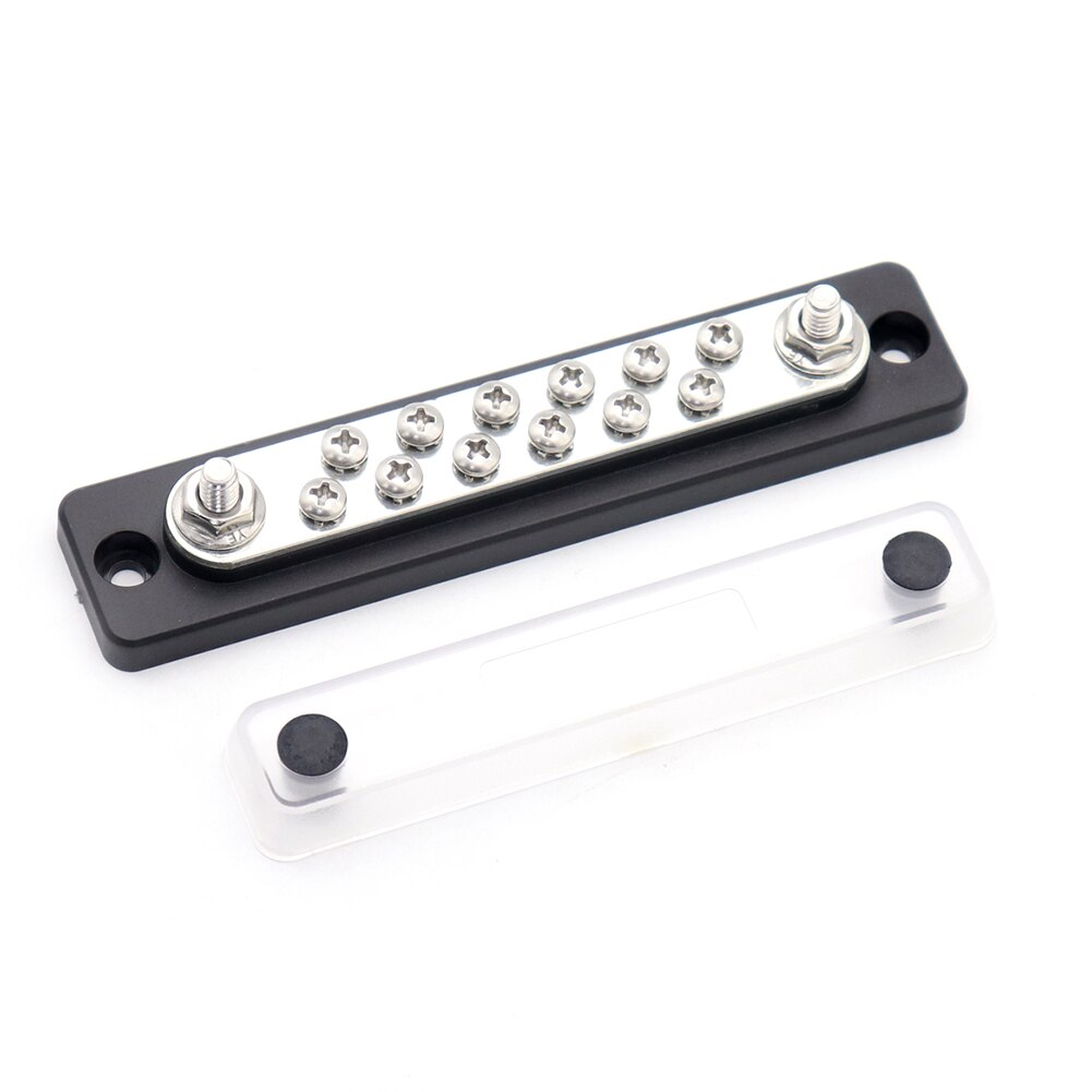 Bus Bar for Truck Boat RV 48V 100 150 Amp Busbar Buss Barwith Clear Transparent Cover