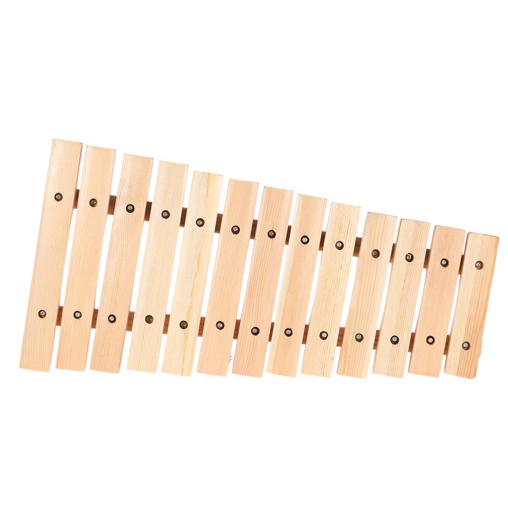 Musikalsk xylofon orff instrumenter piano treinstrument for barn barn baby musikk pedagogiske leker med 2 klubber