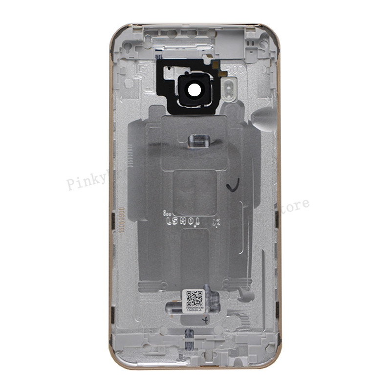 Metal Back Housing Door for HTC One M9 - Replacement Battery Cover with Volume + Power Buttons + Camera Lens