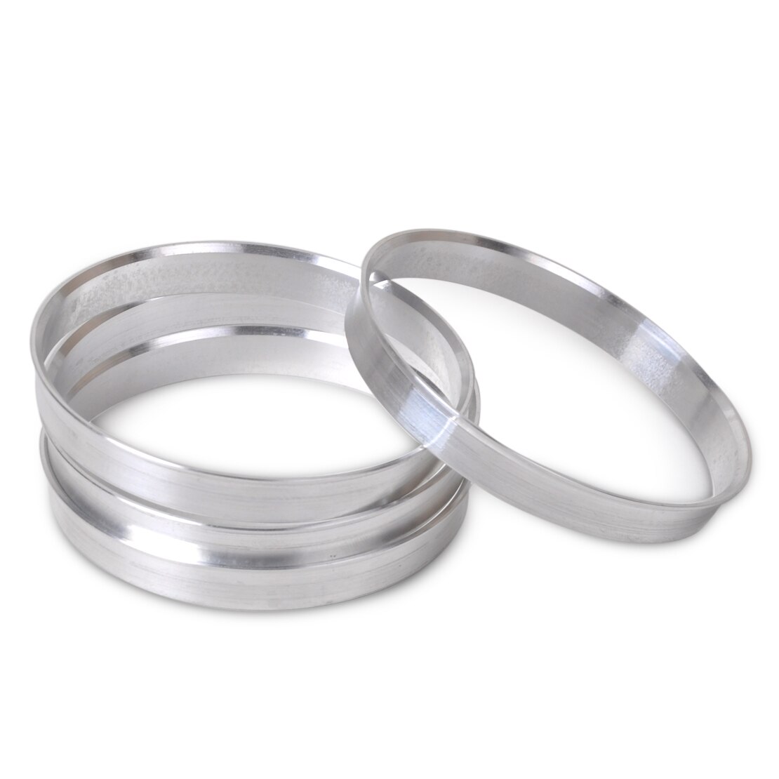 Dwcx 4 st aluminium navringar | 72.6mm bilnav  to 74.1mm hjulhål |  id 72.56 |  od 74 för bmw