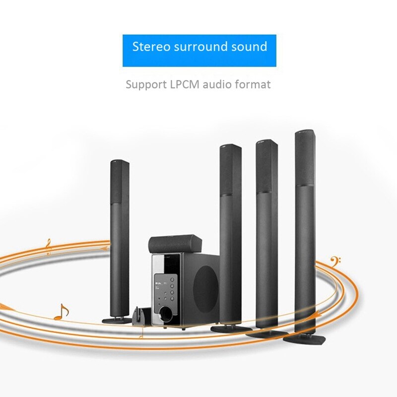 HDMI Arc Audio Converter Arc Audio R/L Output Audio Adapter Support Tv, Projector, Amplifier, Speaker