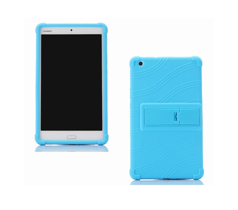 Coque arrière en Silicone souple pour Huawei MediaPad M3 Lite, étui mince pour tablette de 8 pouces, 8.0, CPN-L09, CPN-W09, CPN-AL00: 天空蓝